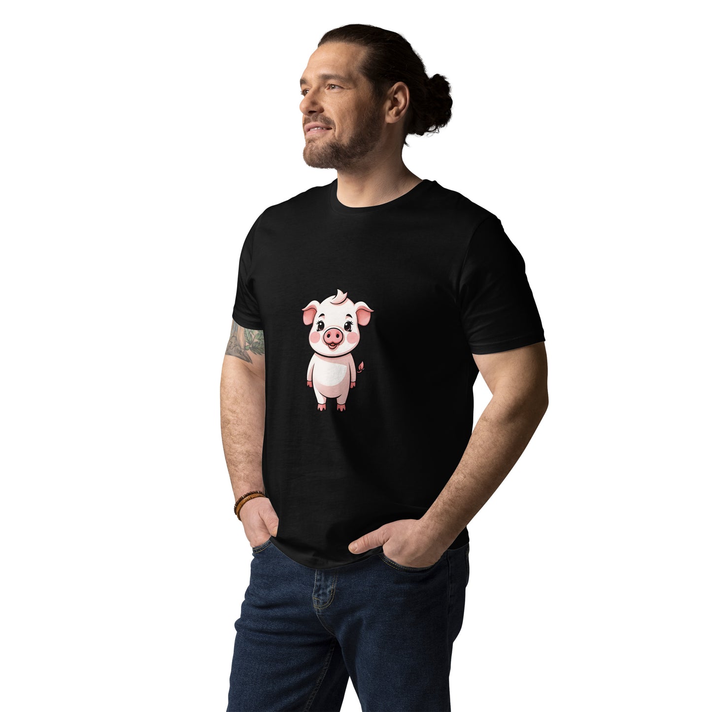 Premium T-shirt in organic cotton - Pig 02