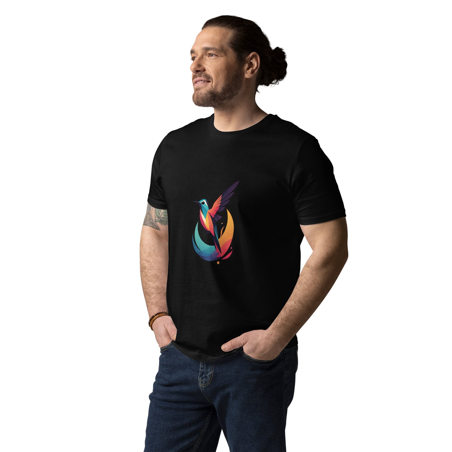 Premium T-shirt in organic cotton - Colibri 01