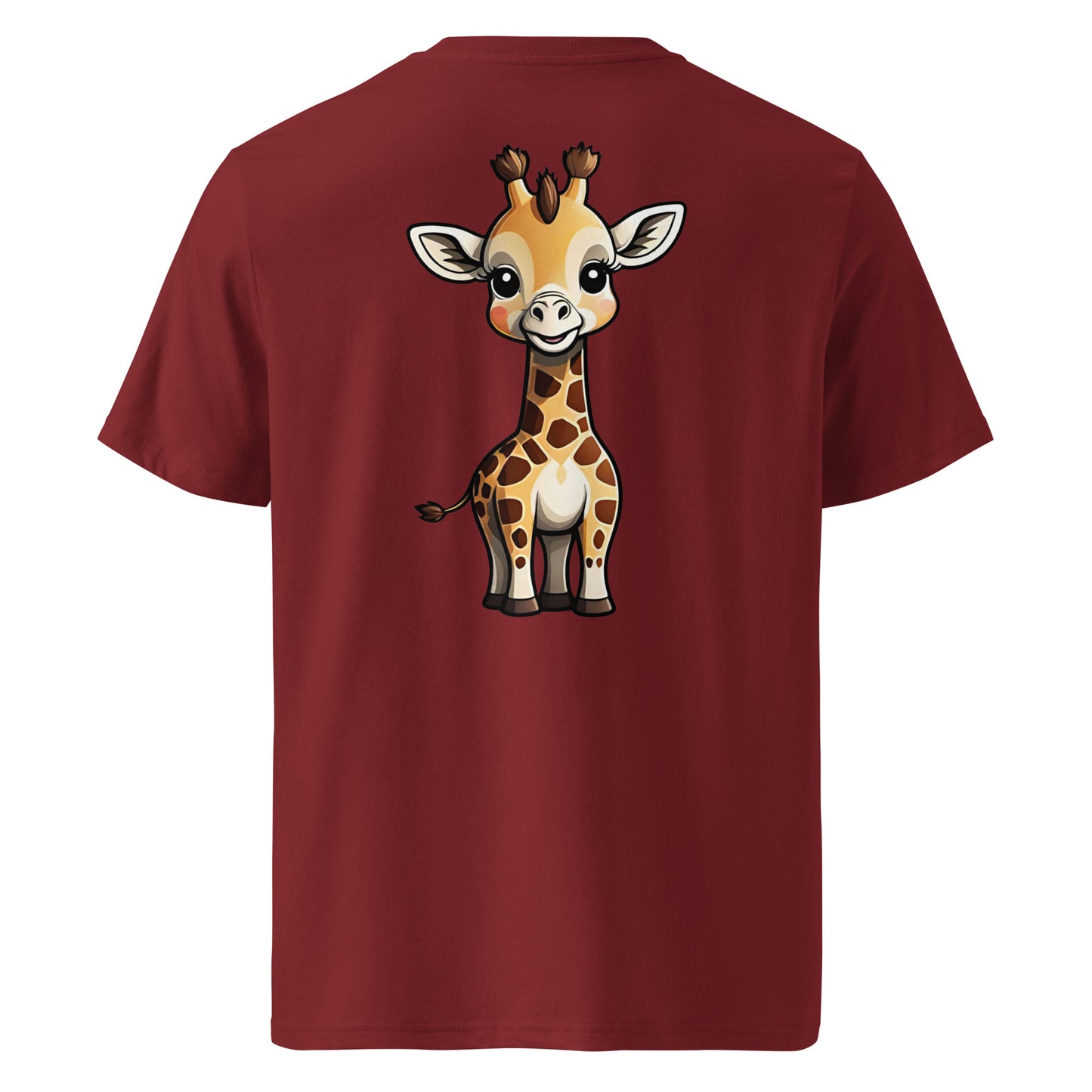 Premium T-shirt in organic cotton - Giraffe 01