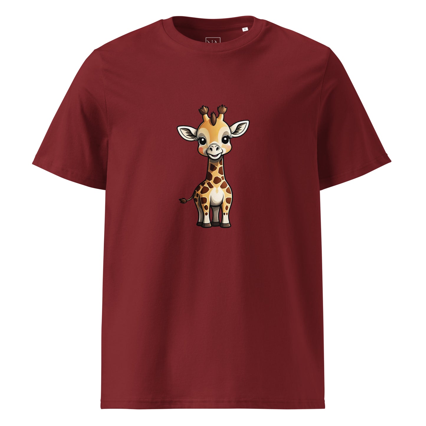 Premium T-shirt in organic cotton - Giraffe 01