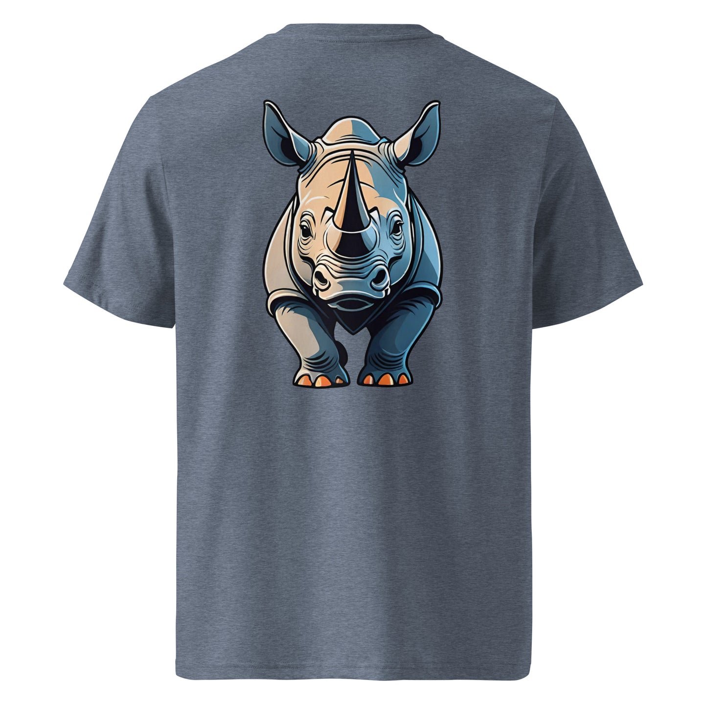 Premium T-shirt in organic cotton - Rhino 01