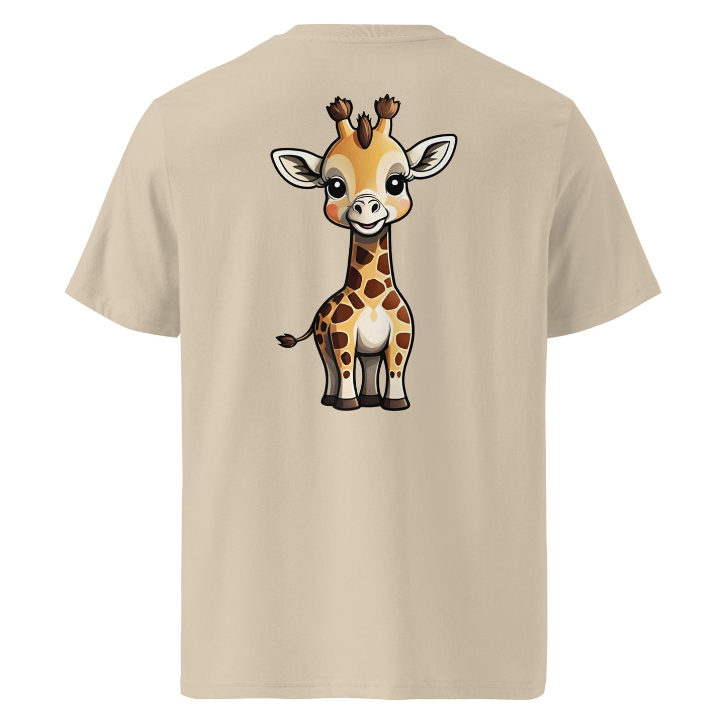 Premium T-shirt in organic cotton - Giraffe 01