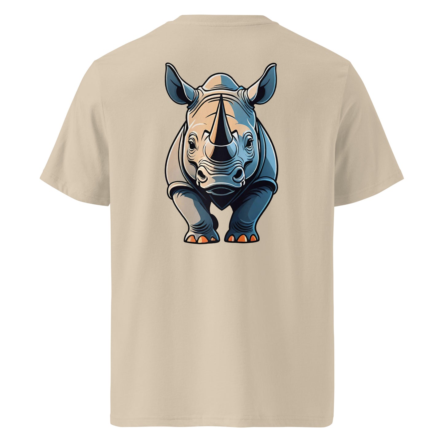 Premium T-shirt in organic cotton - Rhino 01