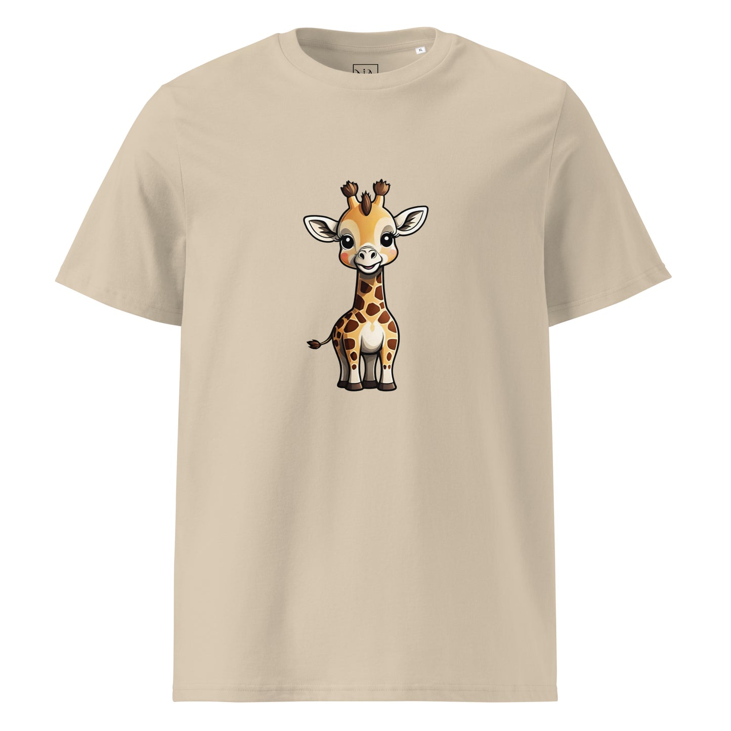 Premium T-shirt in organic cotton - Giraffe 01