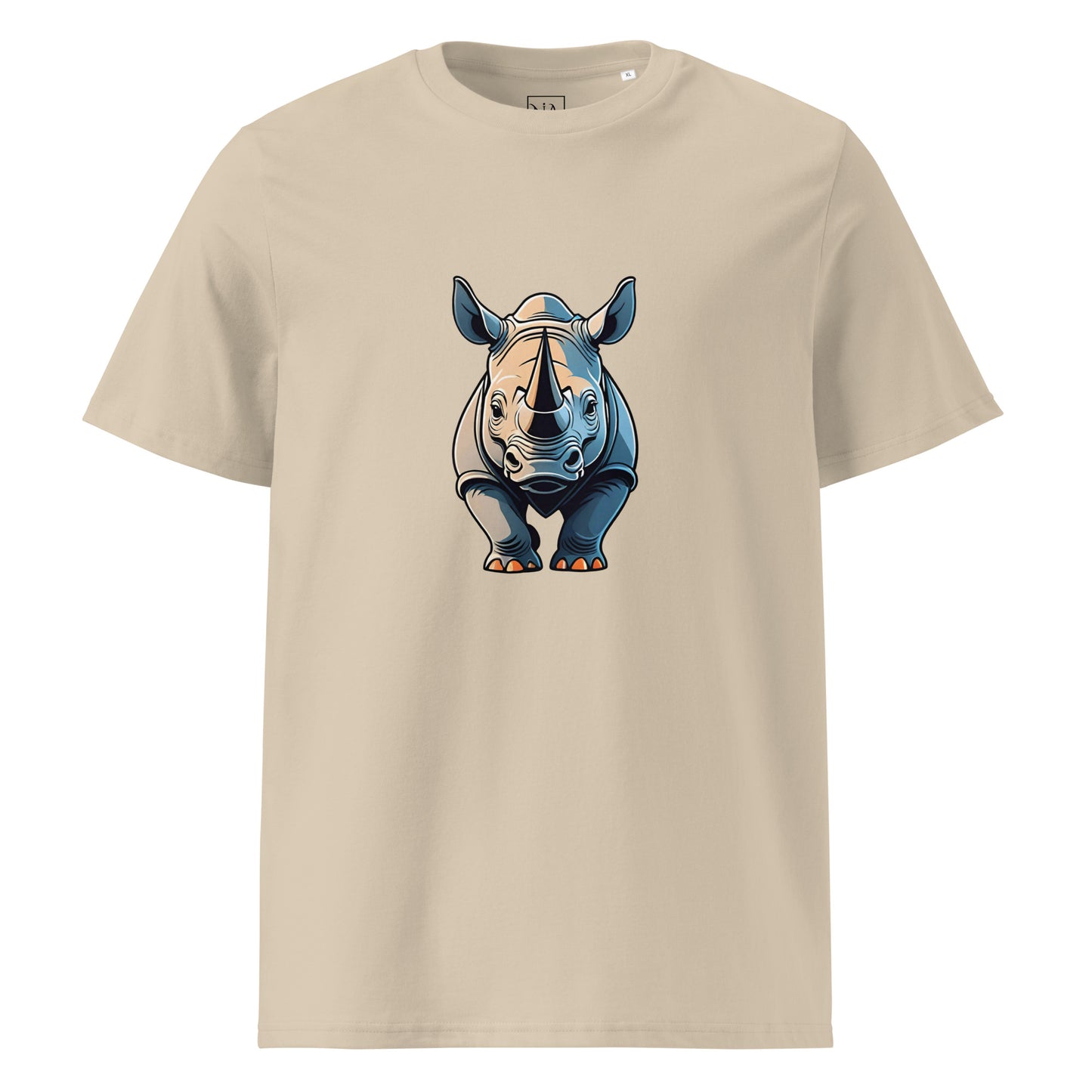 Premium T-shirt in organic cotton - Rhino 01