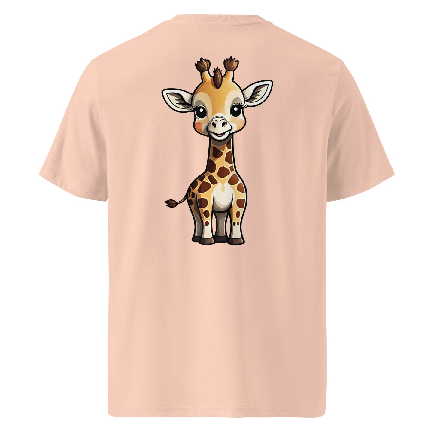 Premium T-shirt in organic cotton - Giraffe 01