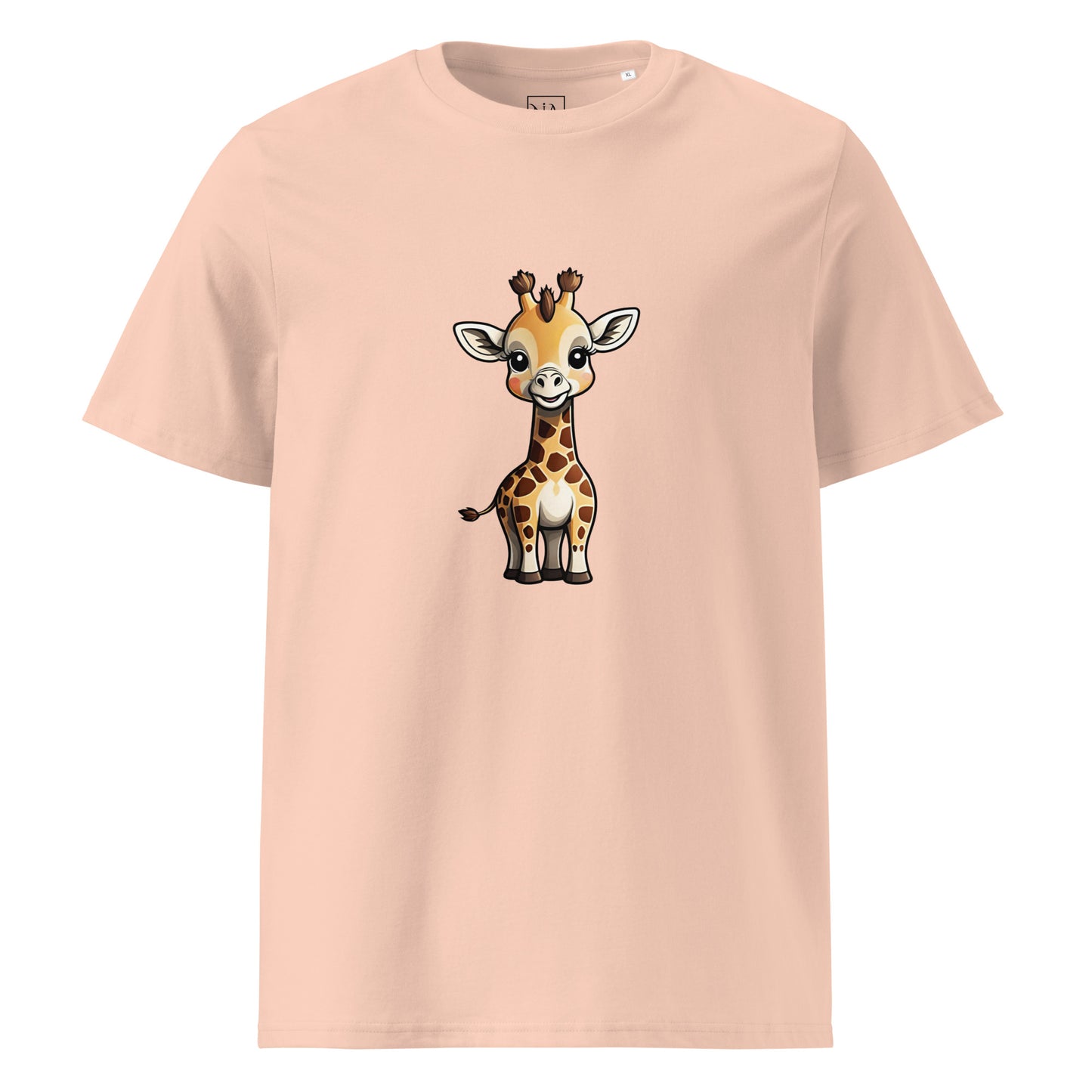 Premium T-shirt in organic cotton - Giraffe 01