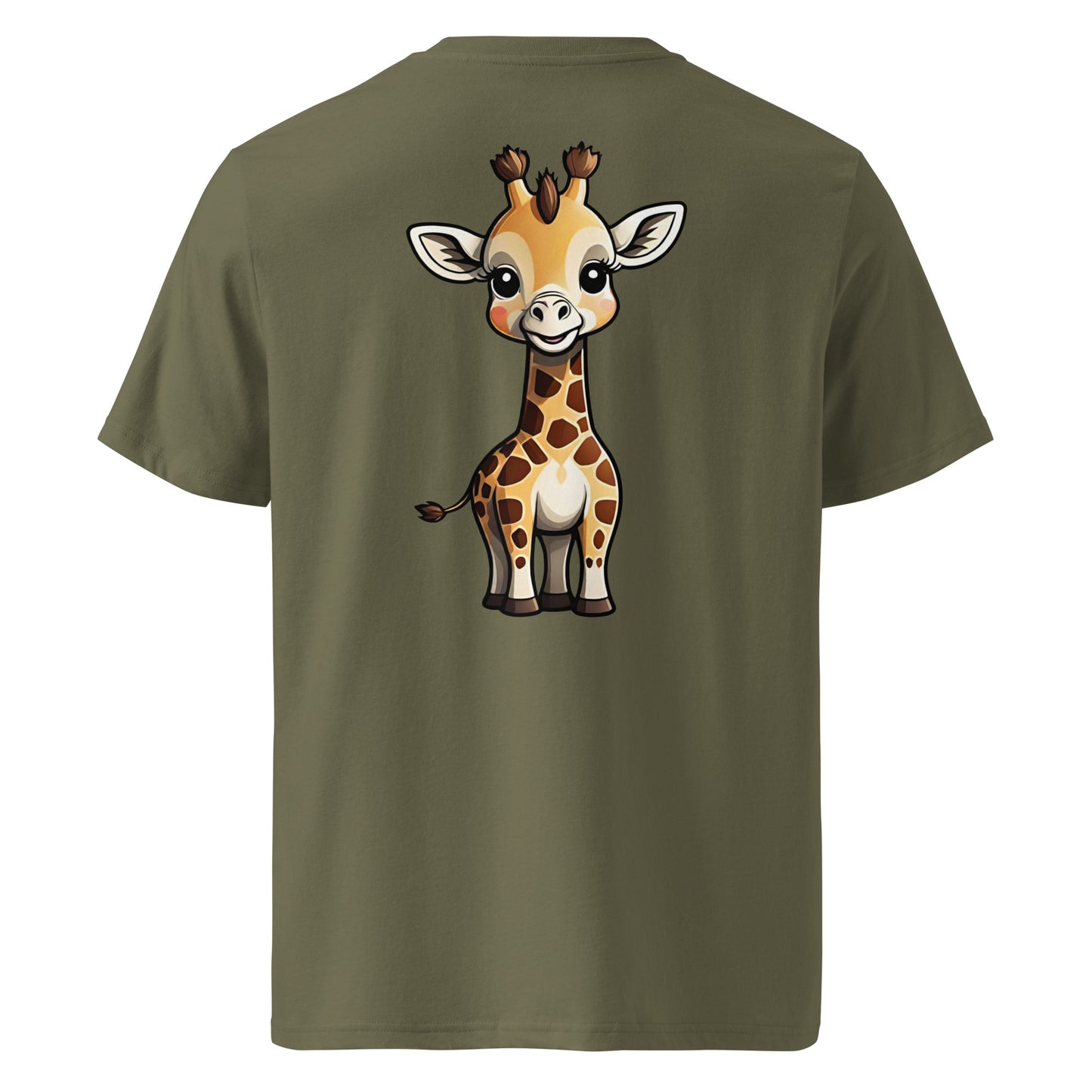 Premium T-shirt in organic cotton - Giraffe 01