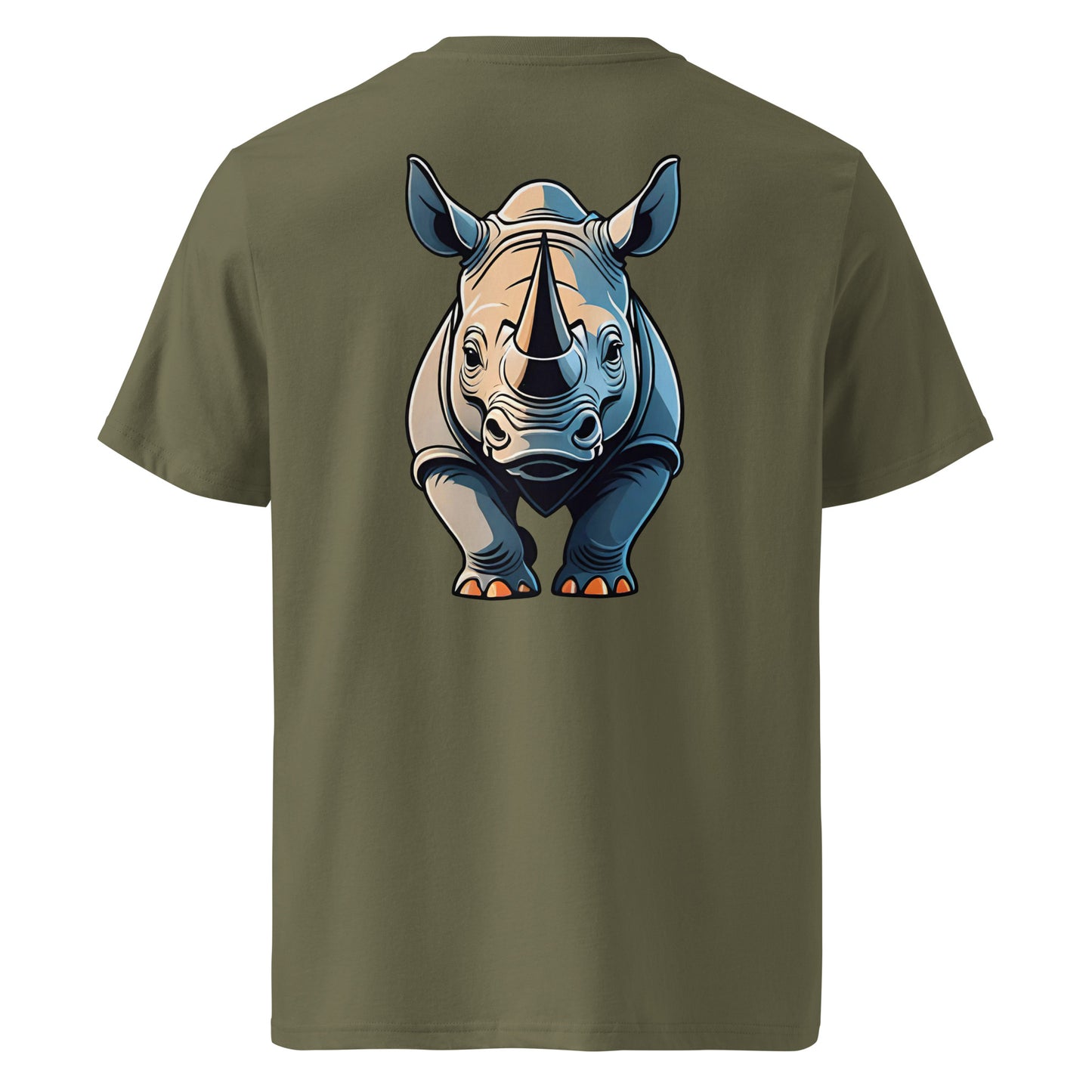 Premium T-shirt in organic cotton - Rhino 01