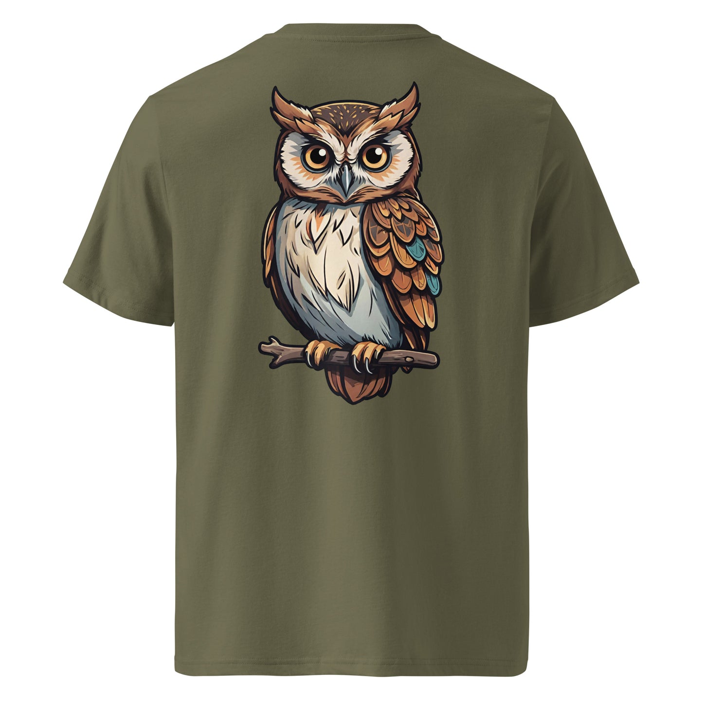 Premium T-shirt in organic cotton - Owl 01