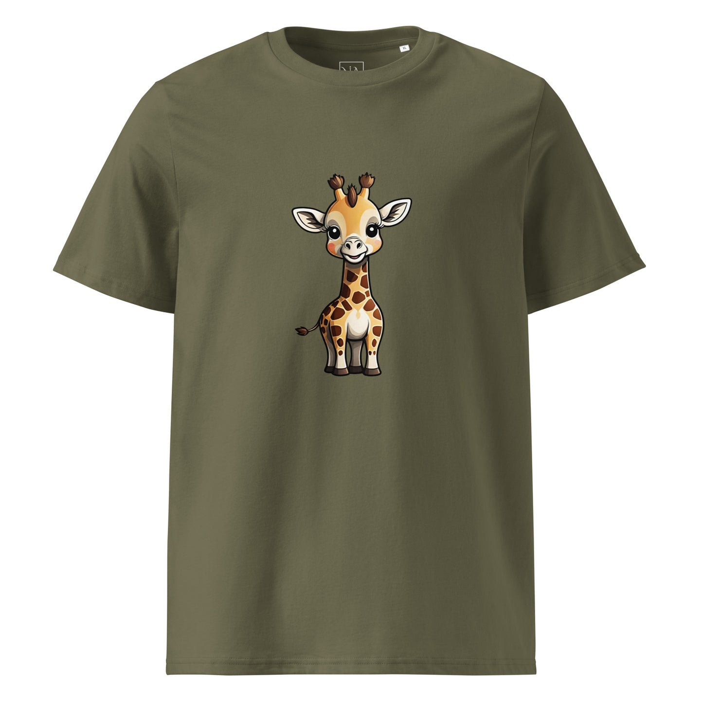 Premium T-shirt in organic cotton - Giraffe 01