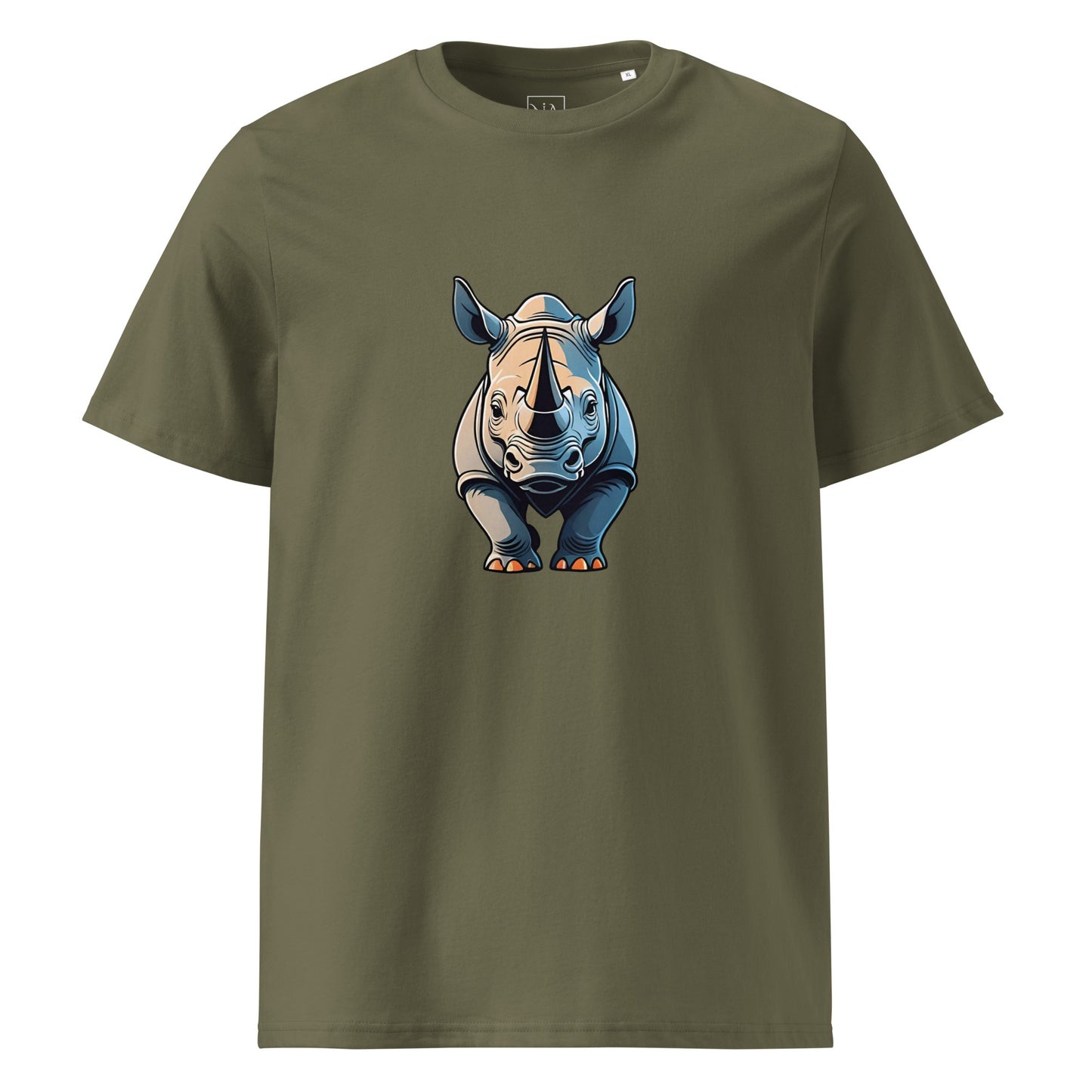 Premium T-shirt in organic cotton - Rhino 01