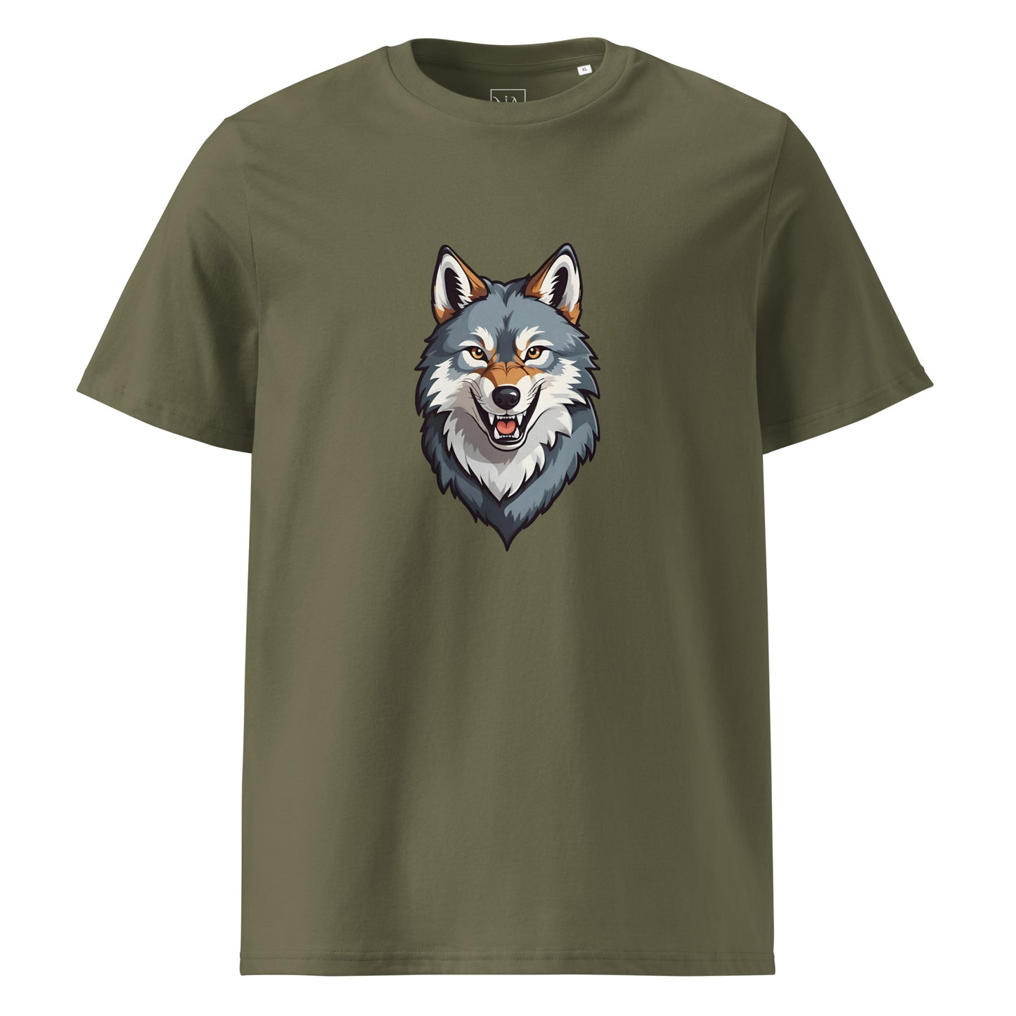 Premium T-shirt in organic cotton - Wolf 02
