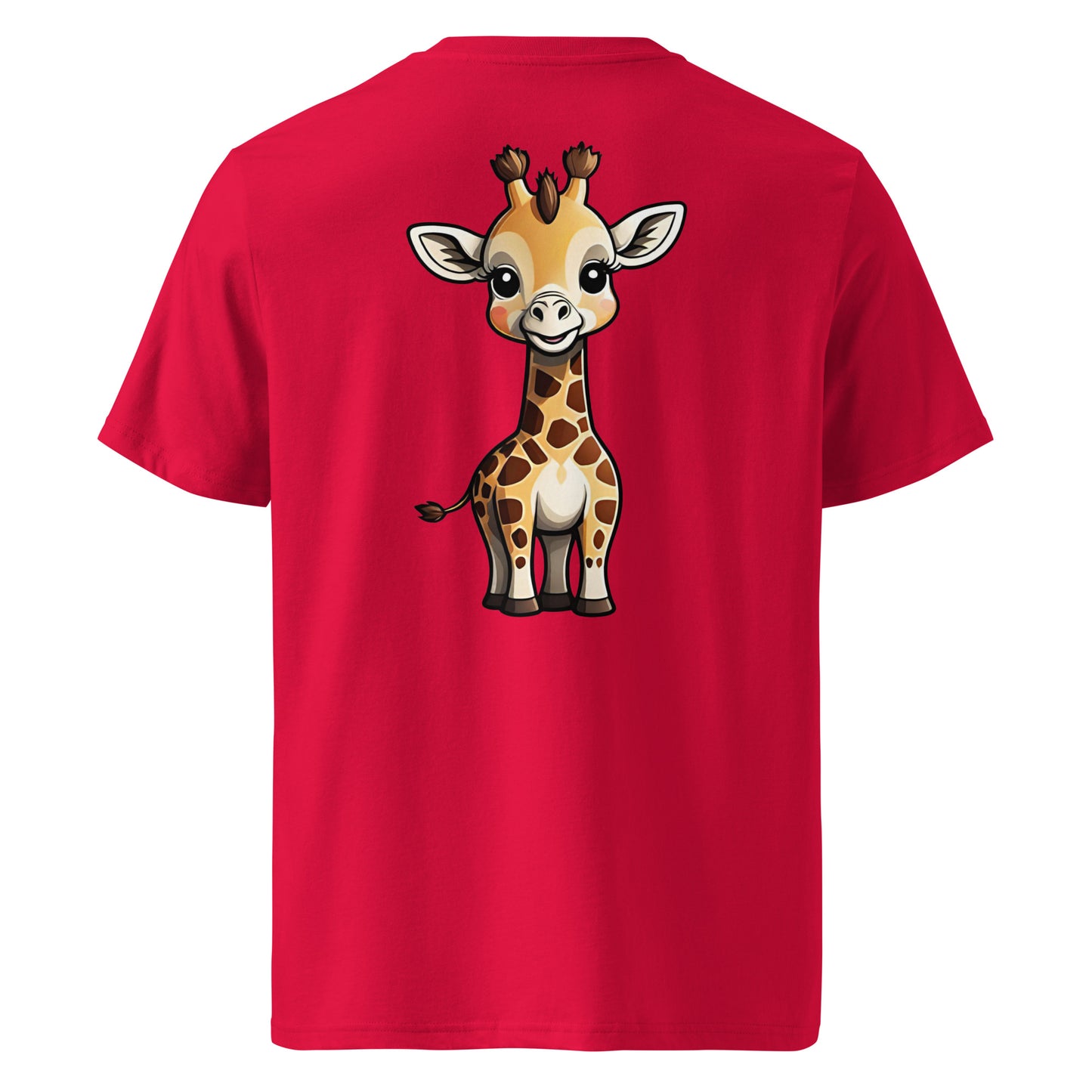 Premium T-shirt in organic cotton - Giraffe 01