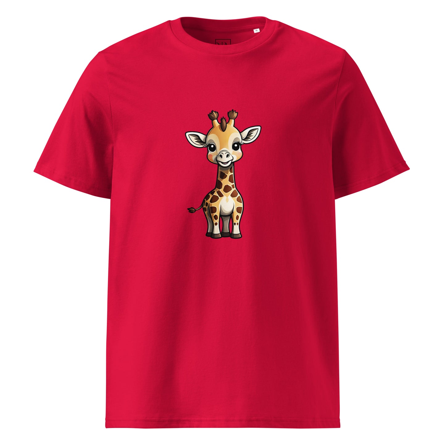 Premium T-shirt in organic cotton - Giraffe 01