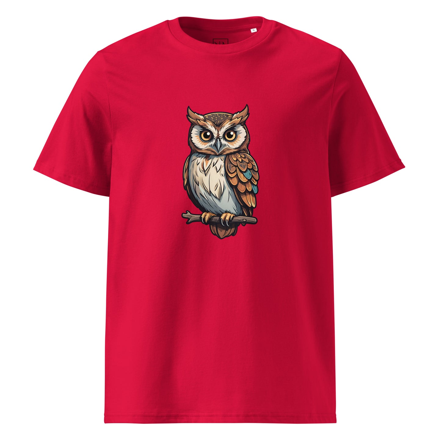 Premium T-shirt in organic cotton - Owl 01