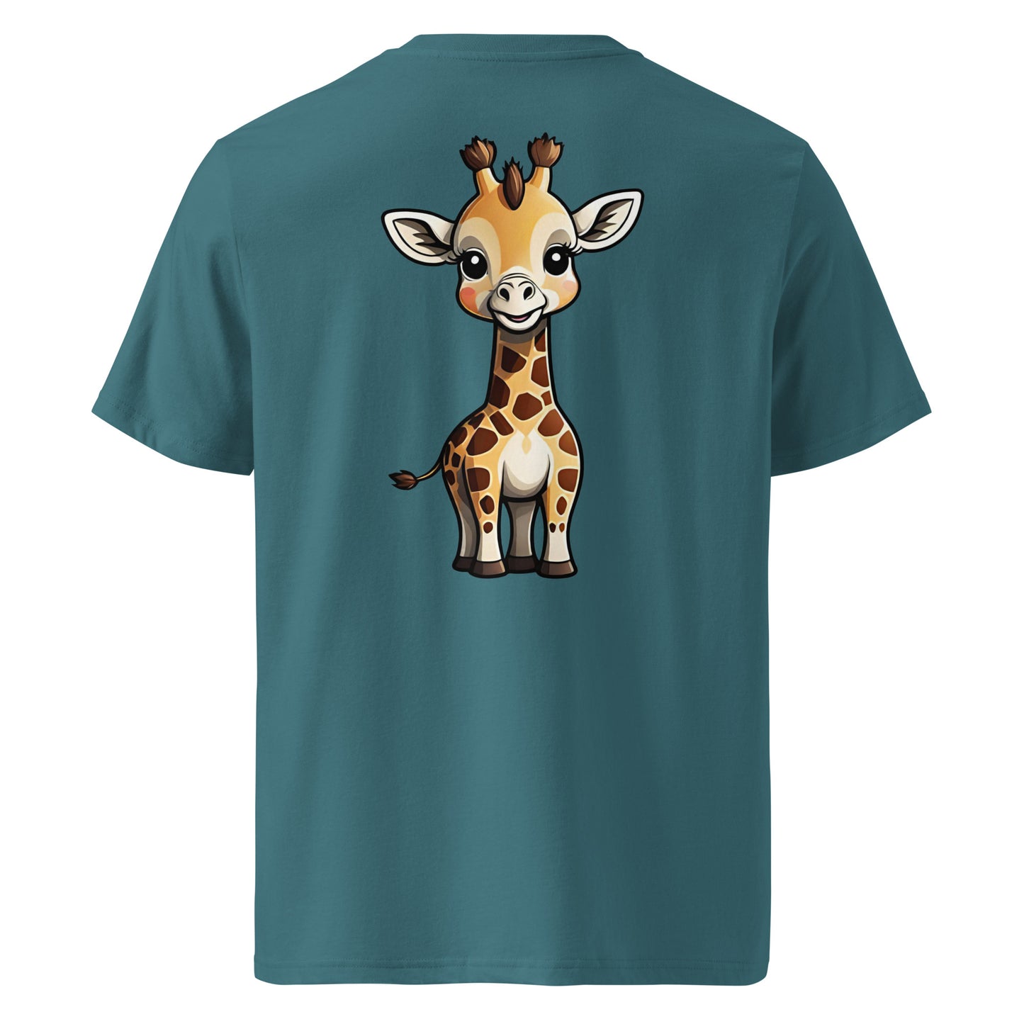 Premium T-shirt in organic cotton - Giraffe 01