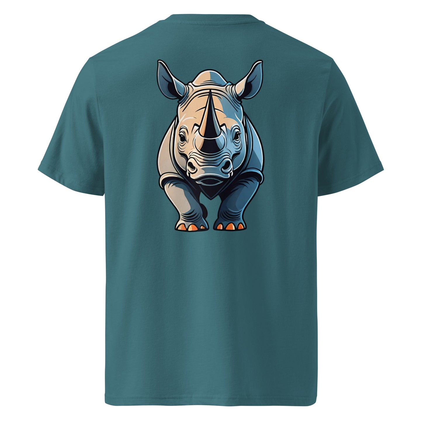 Premium T-shirt in organic cotton - Rhino 01