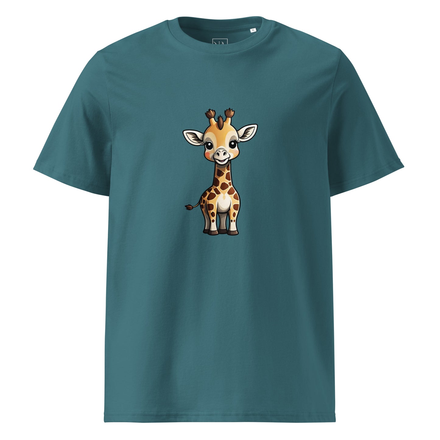 Premium T-shirt in organic cotton - Giraffe 01