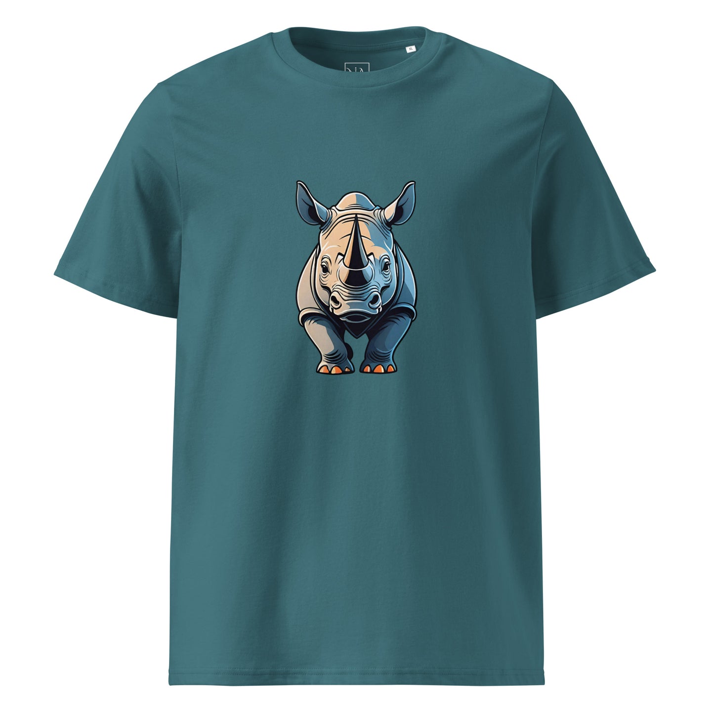 Premium T-shirt in organic cotton - Rhino 01