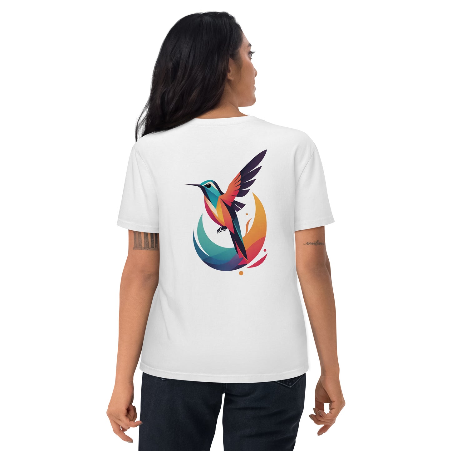 Premium T-shirt in organic cotton - Colibri 01