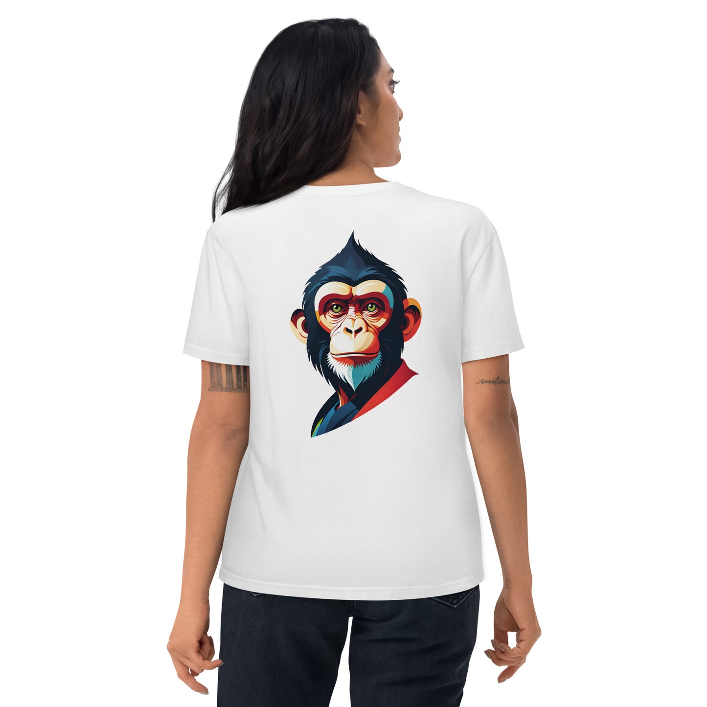 Premium T-shirt in organic cotton - Monkey 01