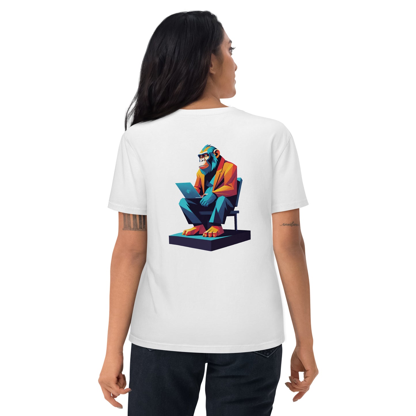 Premium T-shirt in organic cotton - Monkey 05
