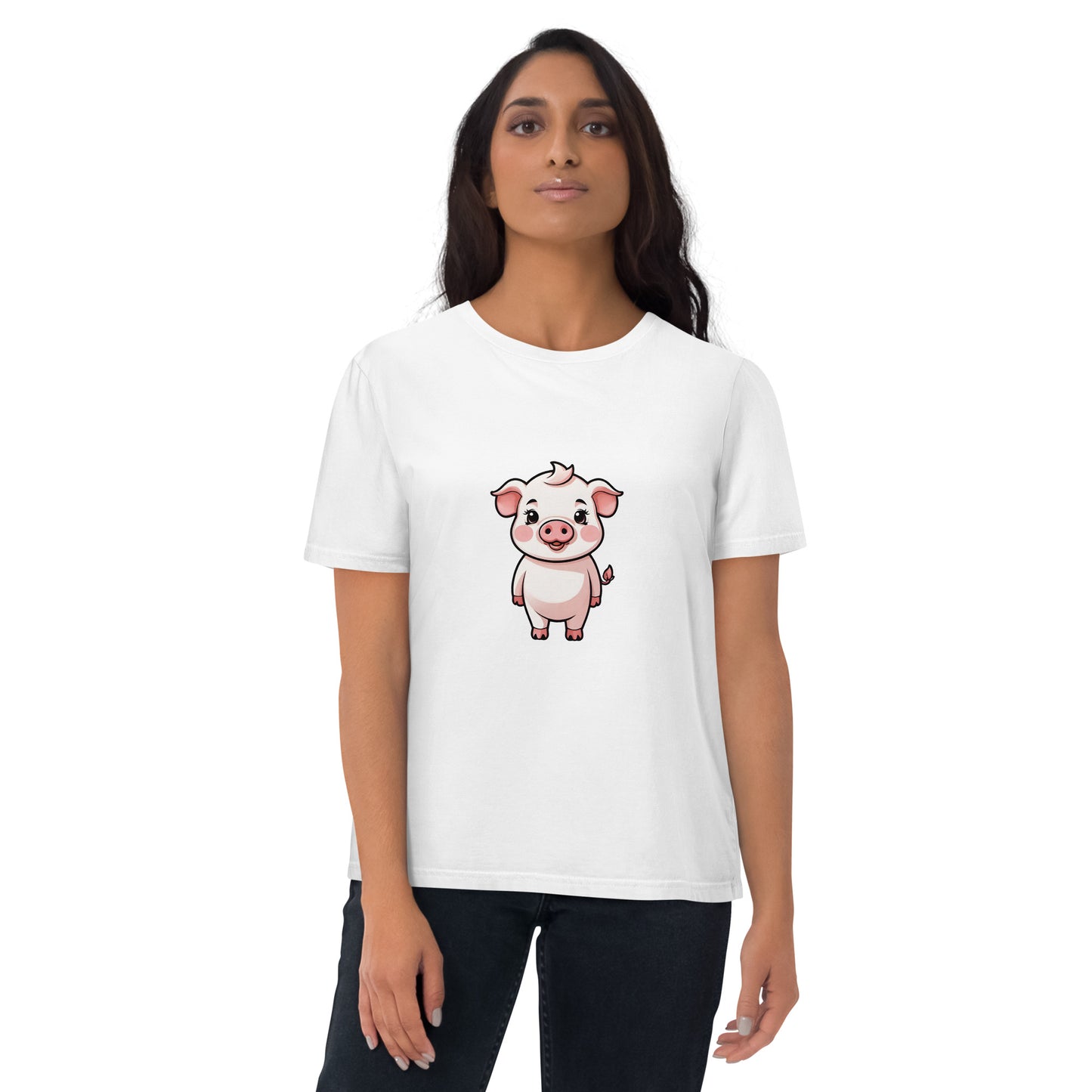 Premium T-shirt in organic cotton - Pig 02