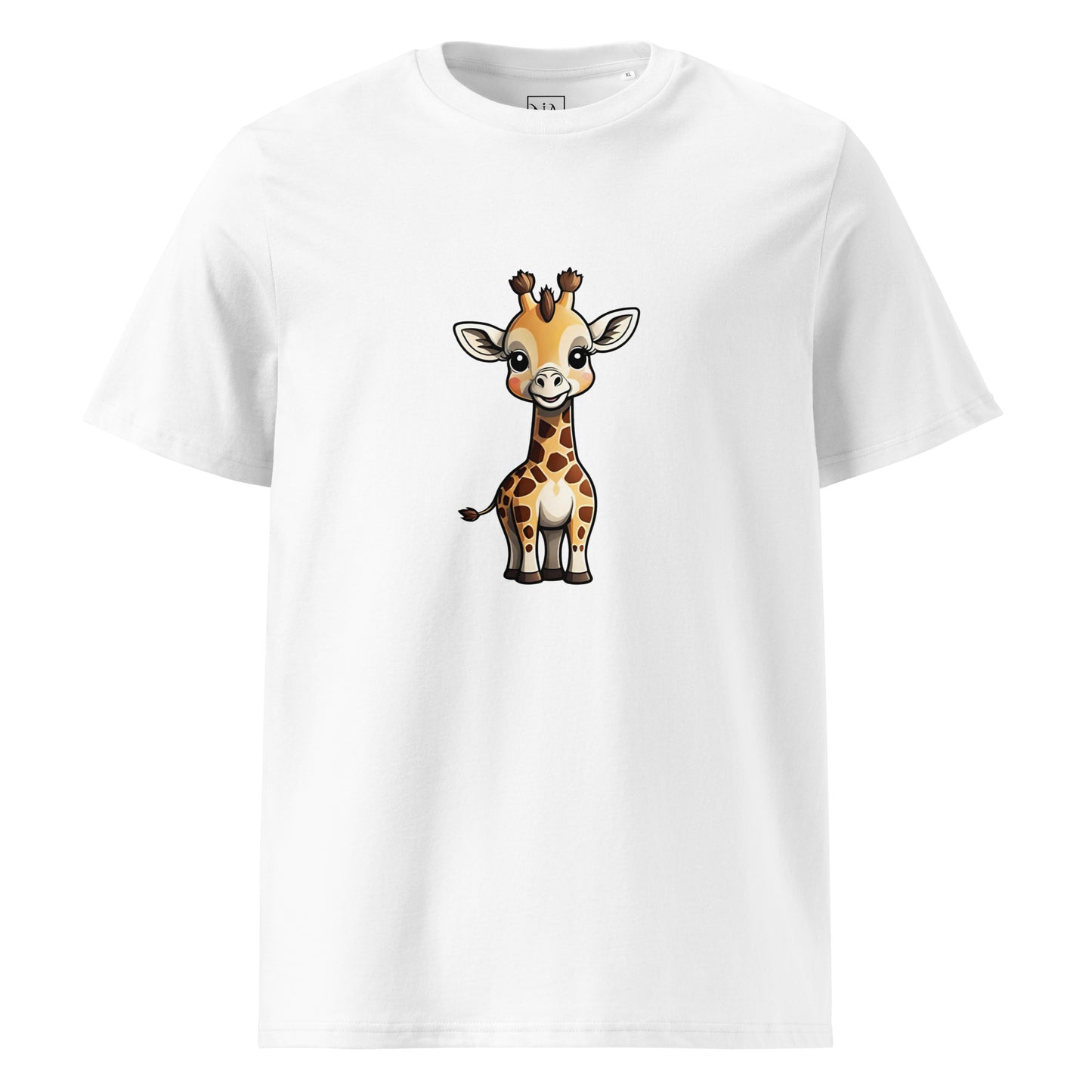 Premium T-shirt in organic cotton - Giraffe 01