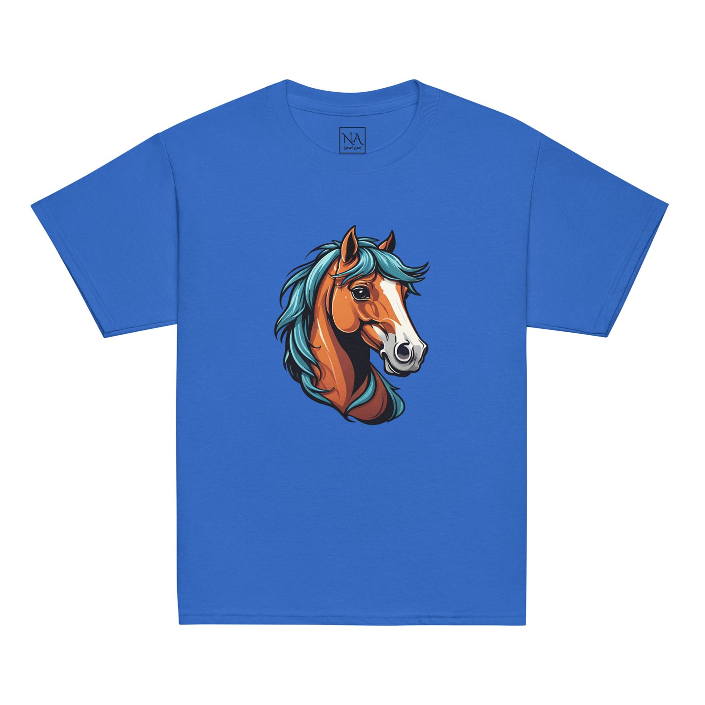 Classic kids' t-shirt - Horse 01