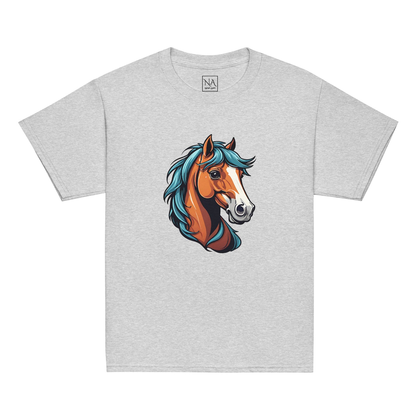 Classic kids' t-shirt - Horse 01