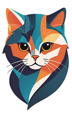 chat 03 stylisé newi arts