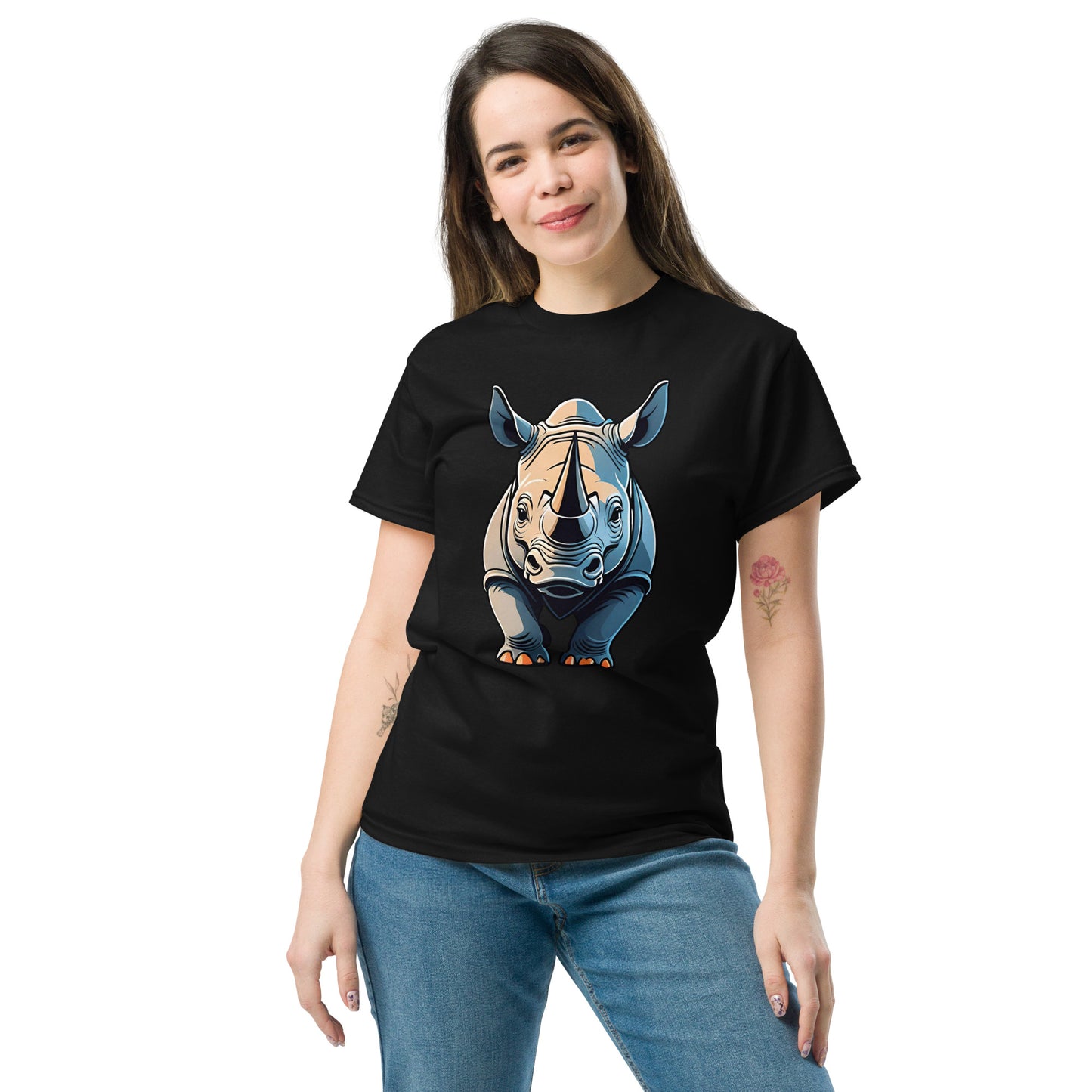 Classic T-shirt - Rhino 01