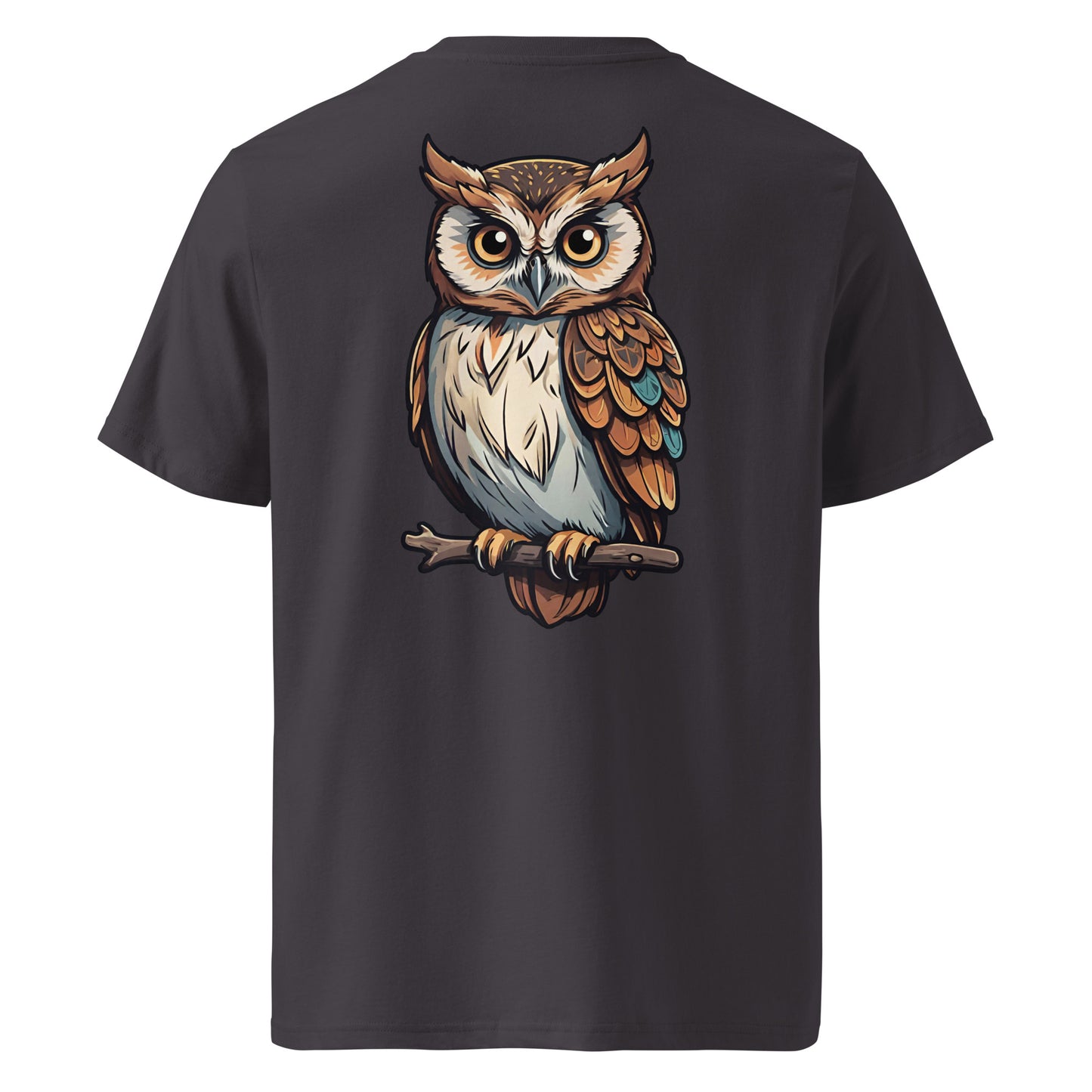 Premium T-shirt in organic cotton - Owl 01