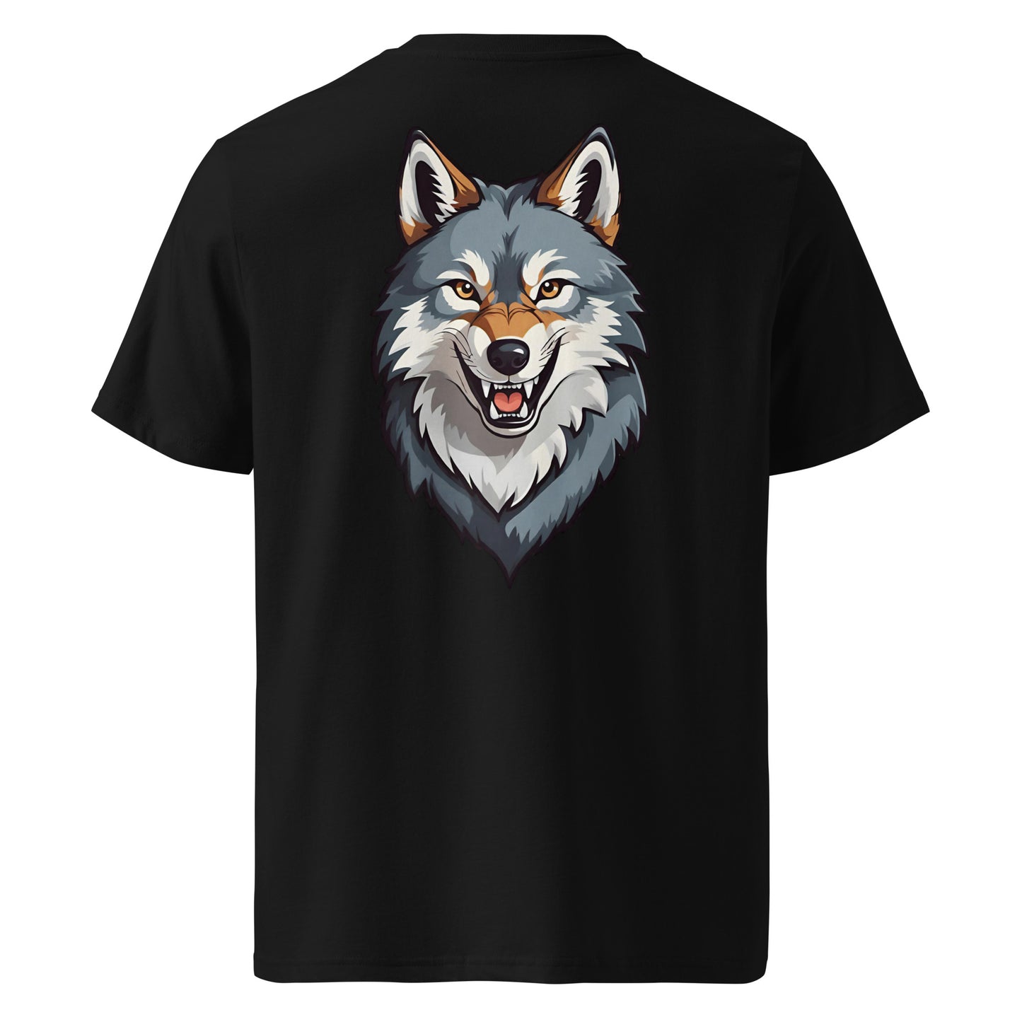 Premium T-shirt in organic cotton - Wolf 02