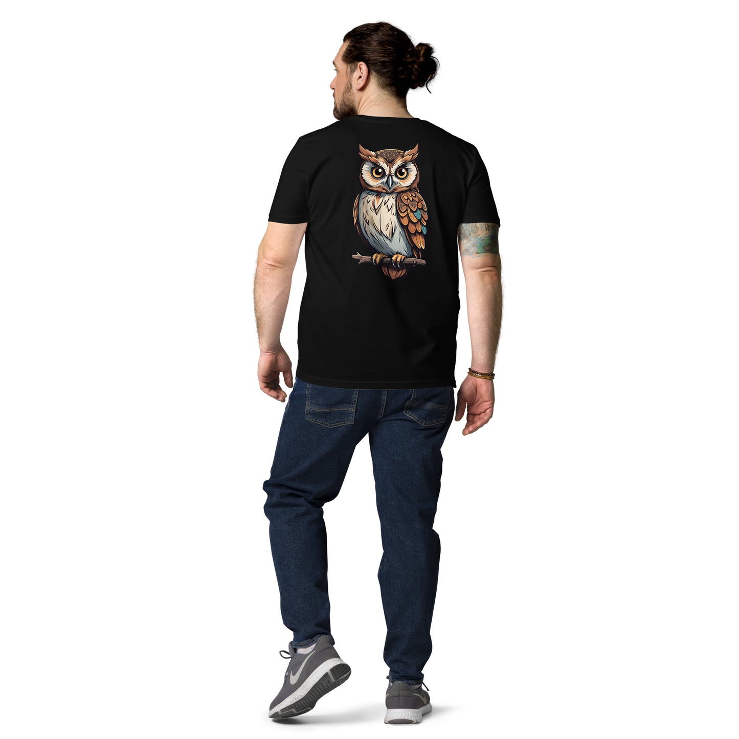 Premium T-shirt in organic cotton - Owl 01