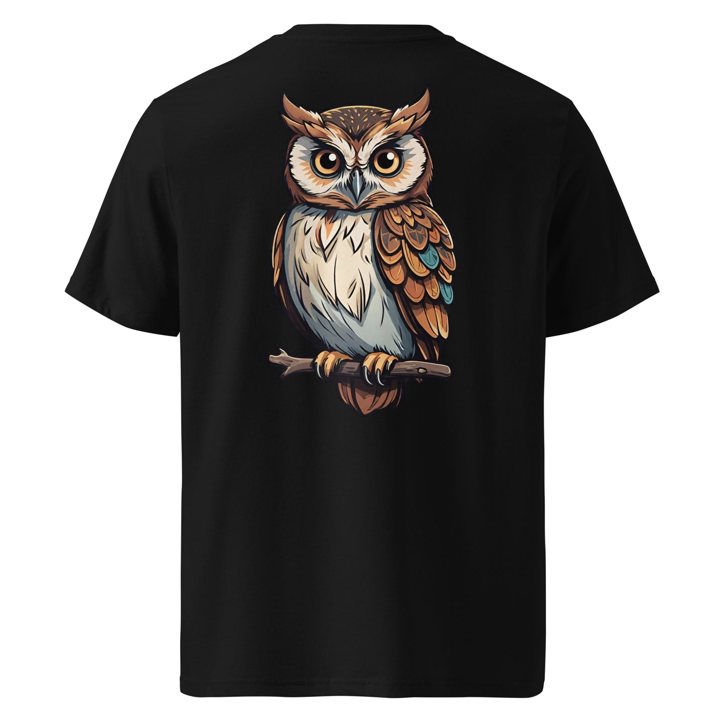 Premium T-shirt in organic cotton - Owl 01