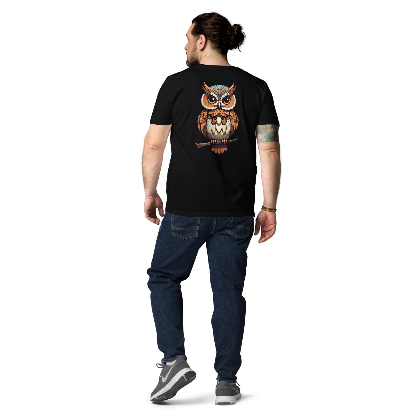 Premium T-shirt in organic cotton - Owl 02