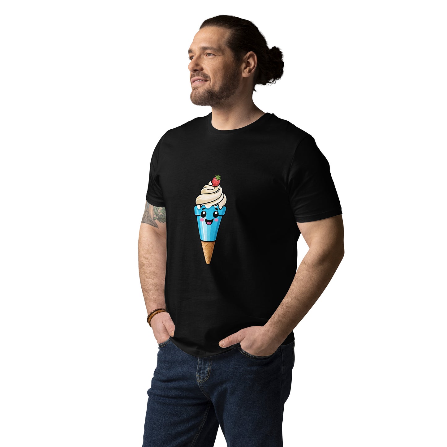 Premium T-shirt in organic cotton - Ice Cream 01