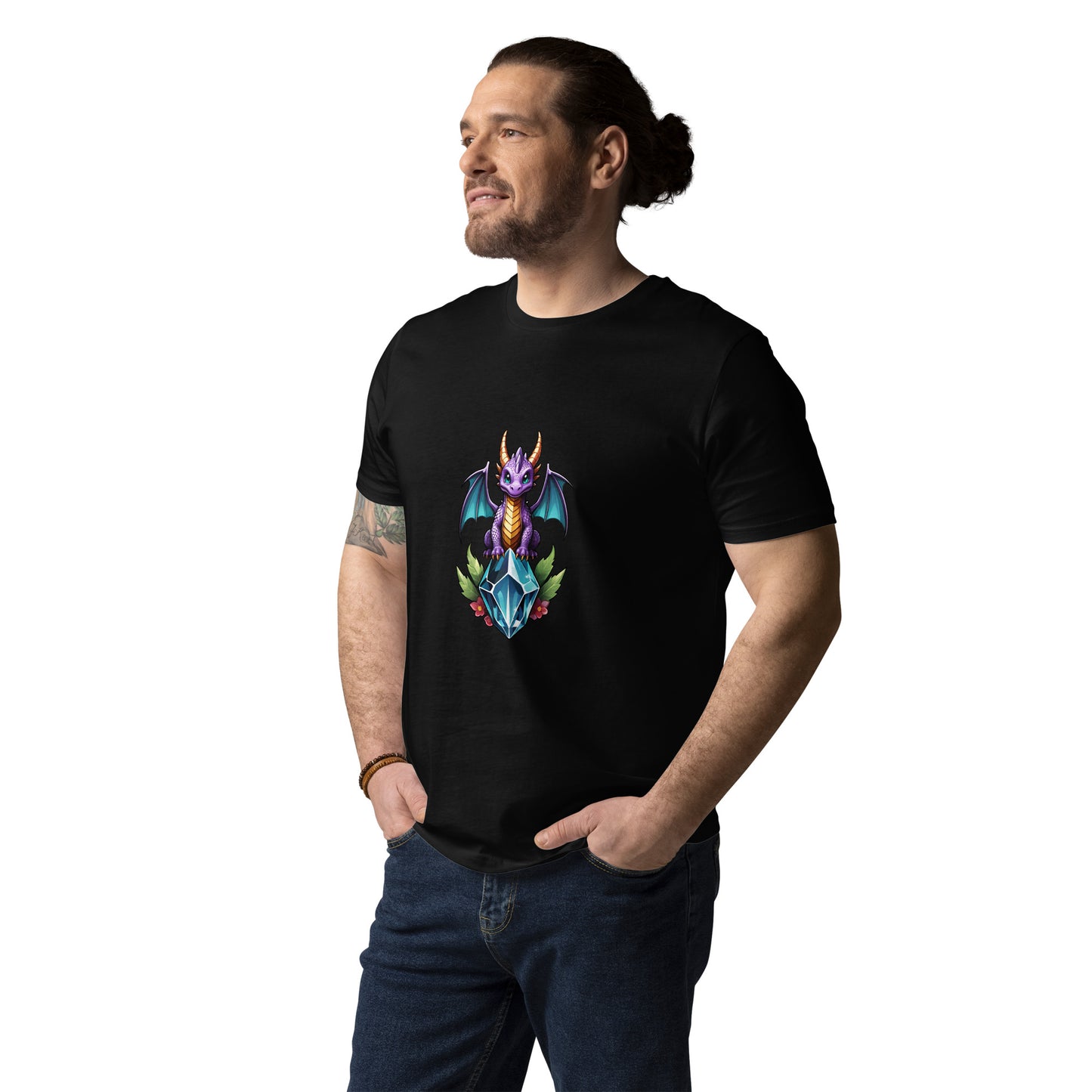 Premium T-shirt in organic cotton - Dragon 01