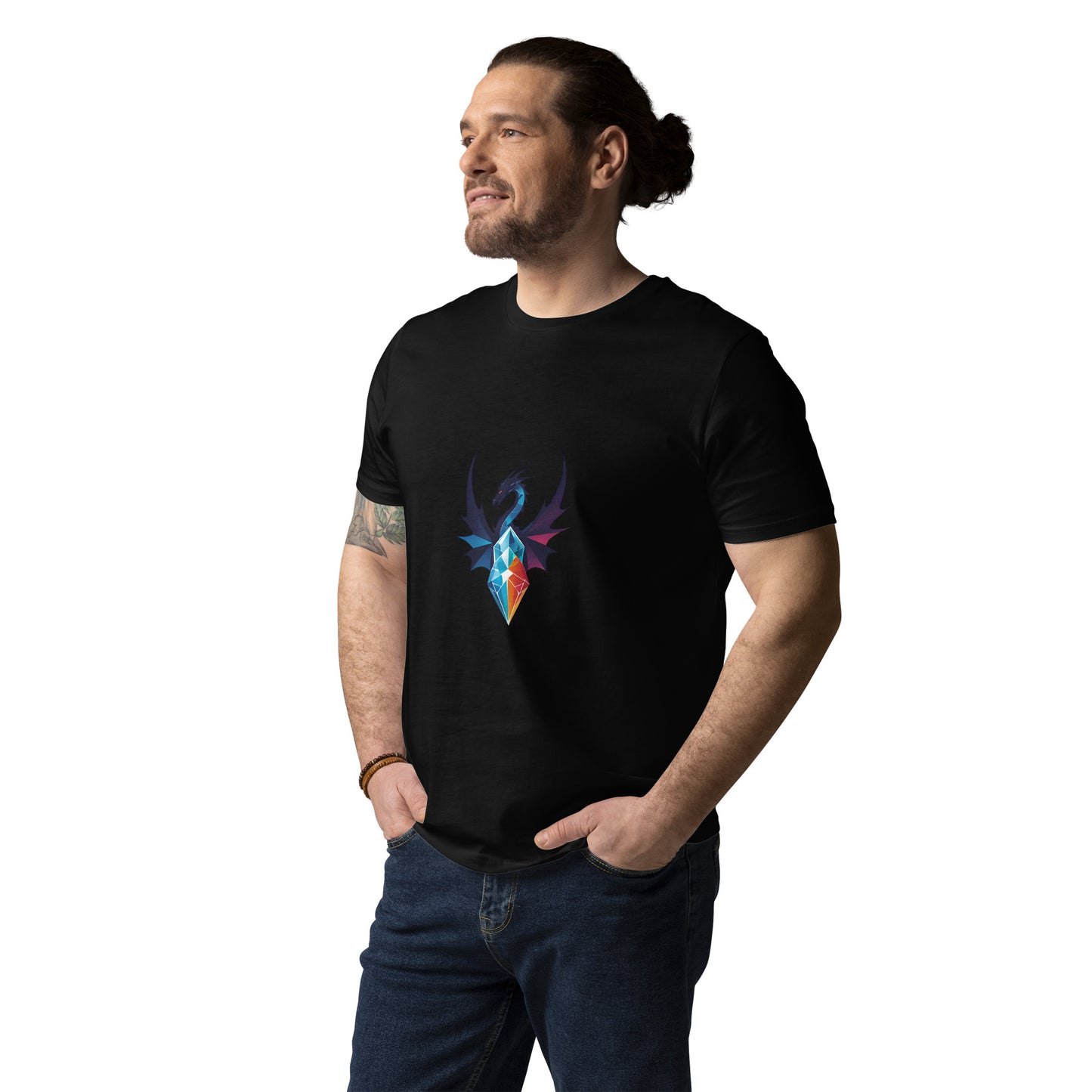 Premium T-shirt in organic cotton - Dragon 04
