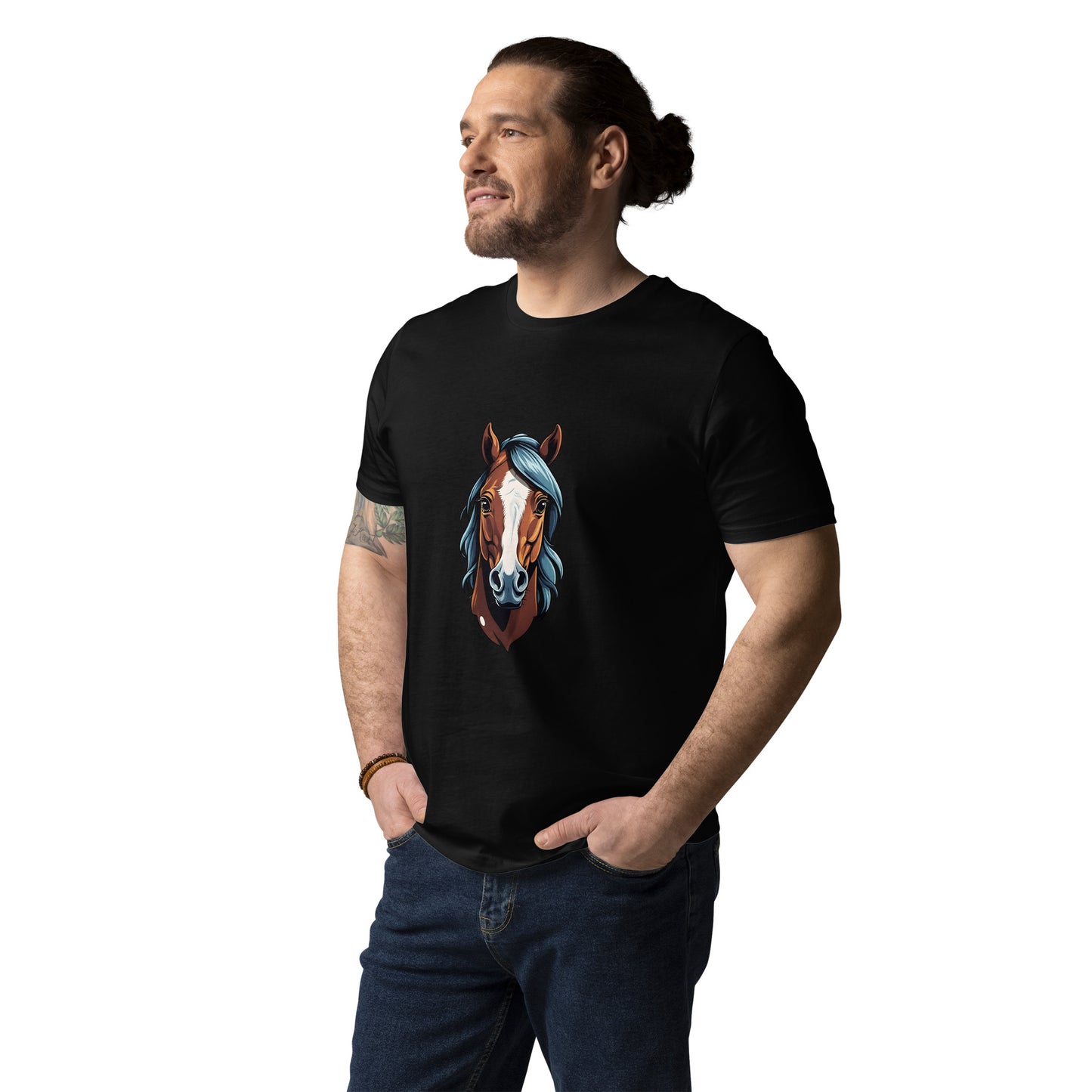 Premium T-shirt in organic cotton - Horse 02