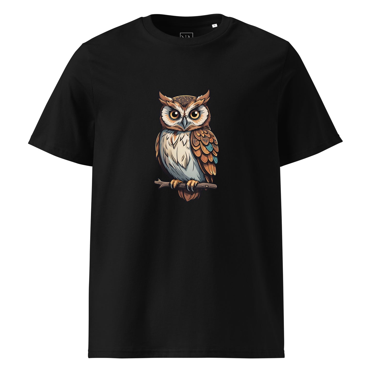 Premium T-shirt in organic cotton - Owl 01