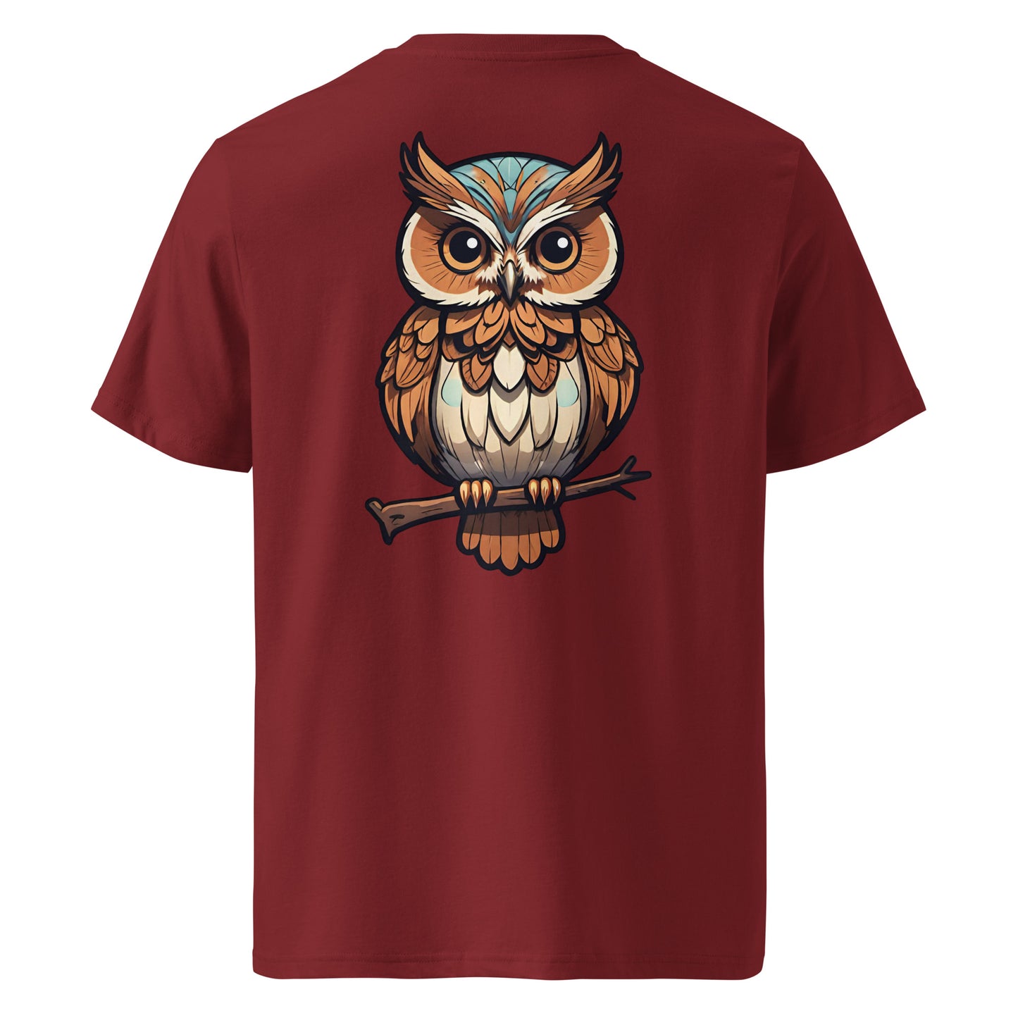 Premium T-shirt in organic cotton - Owl 02