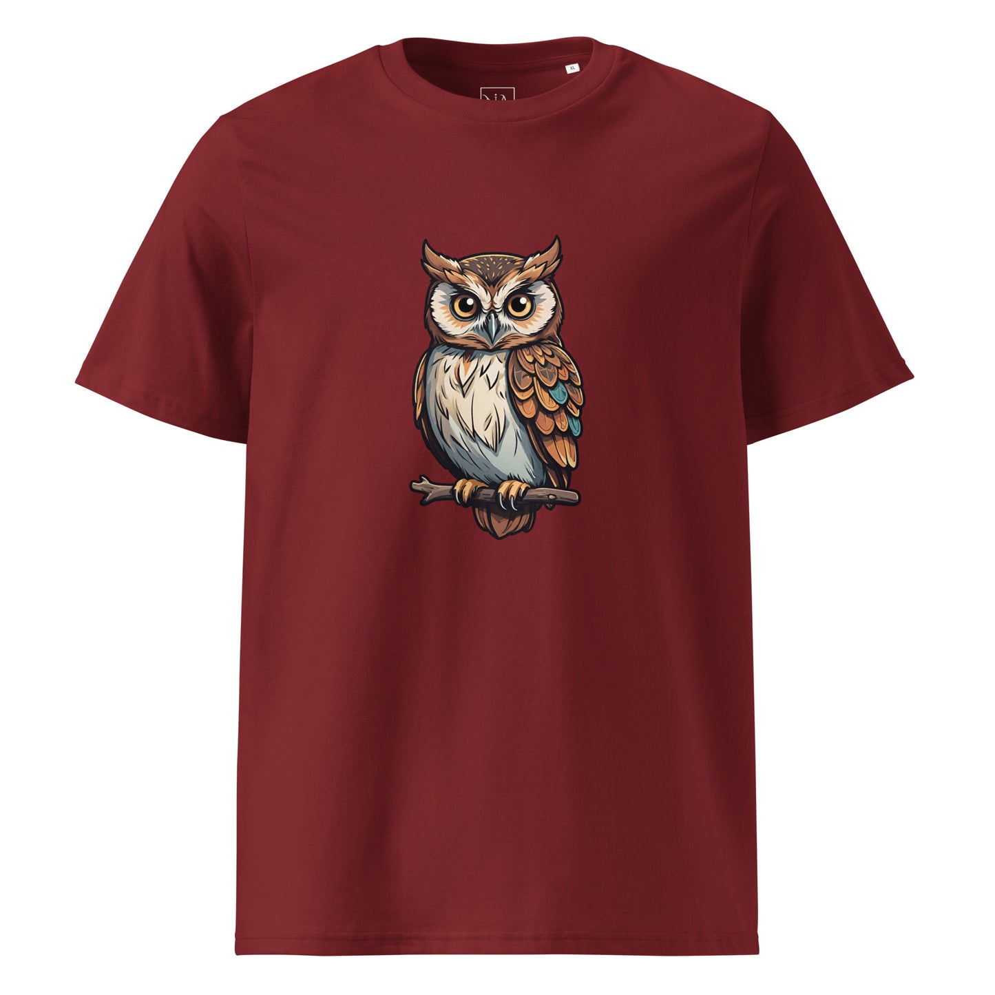 Premium T-shirt in organic cotton - Owl 01