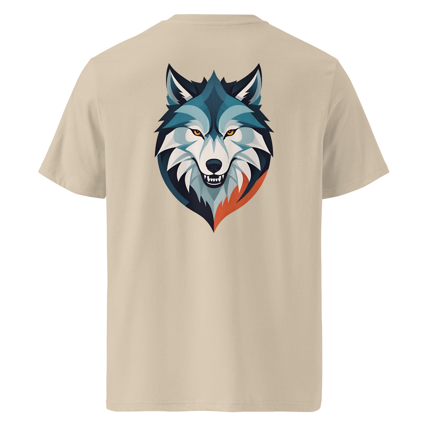 Premium T-shirt in organic cotton - Wolf 01