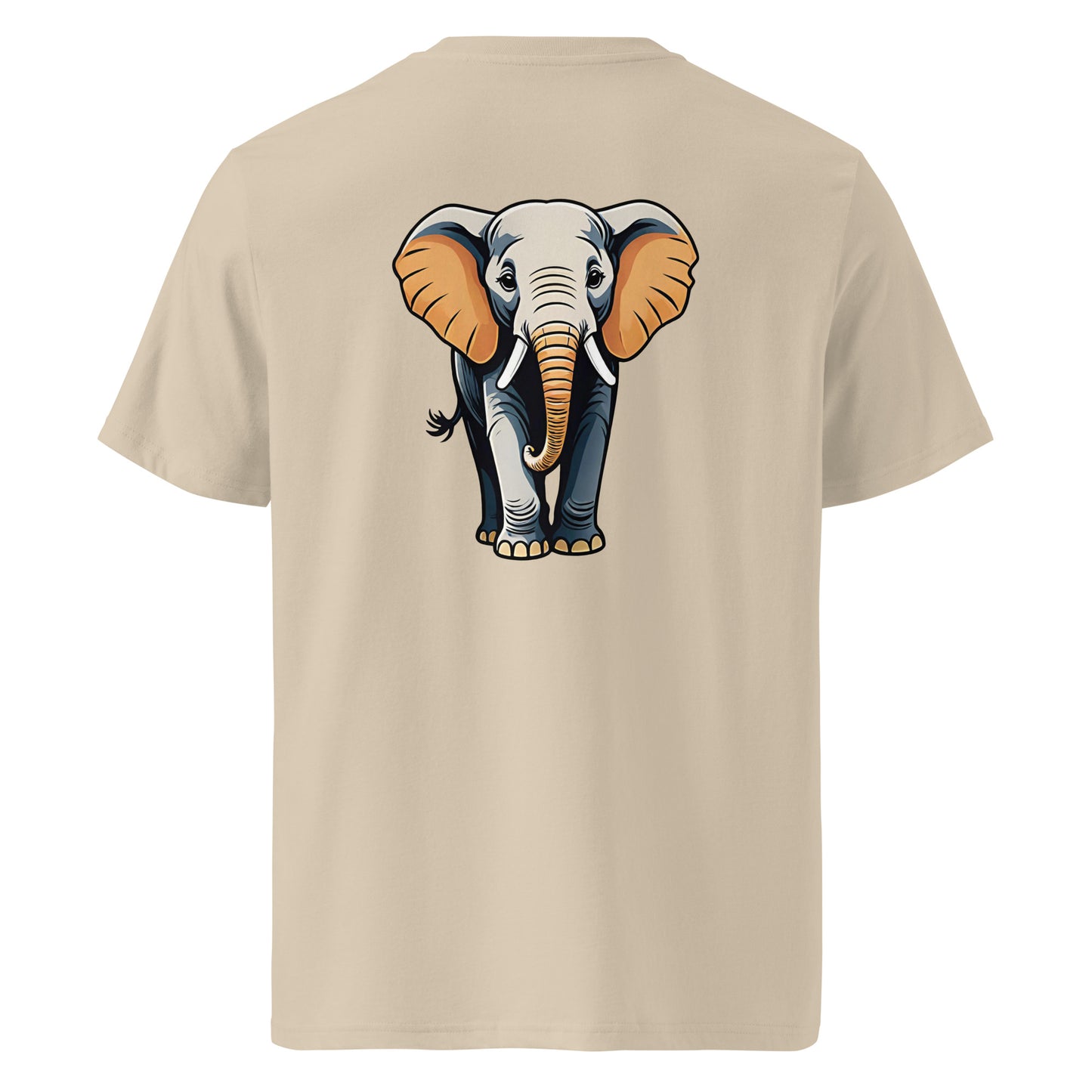 Premium T-shirt in organic cotton - Elephant 02