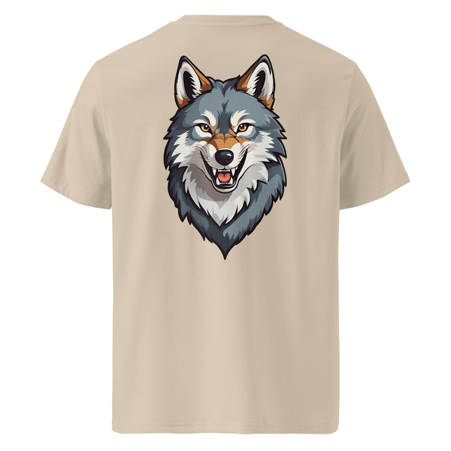 Premium T-shirt in organic cotton - Wolf 02