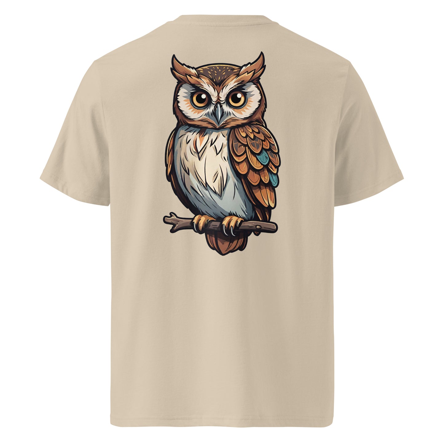 Premium T-shirt in organic cotton - Owl 01
