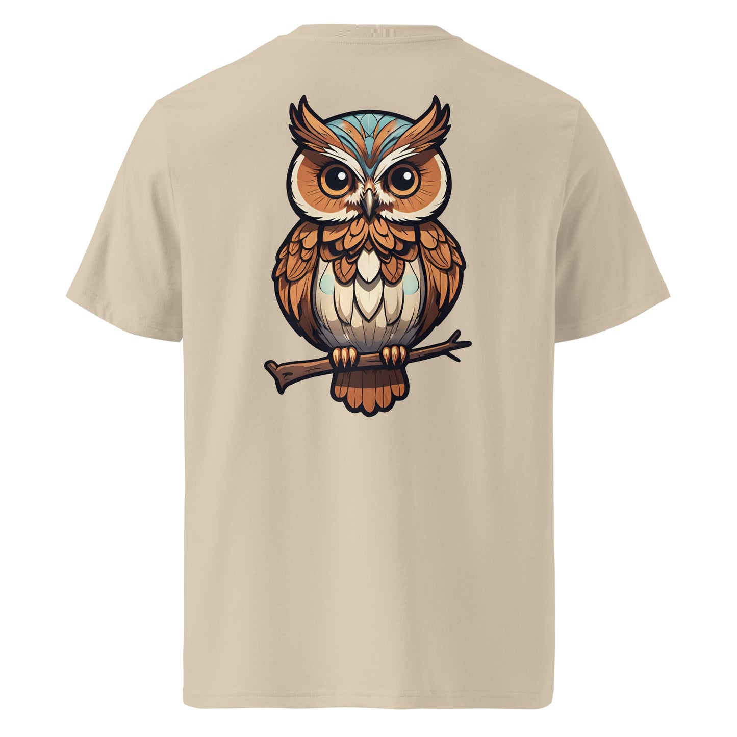 Premium T-shirt in organic cotton - Owl 02